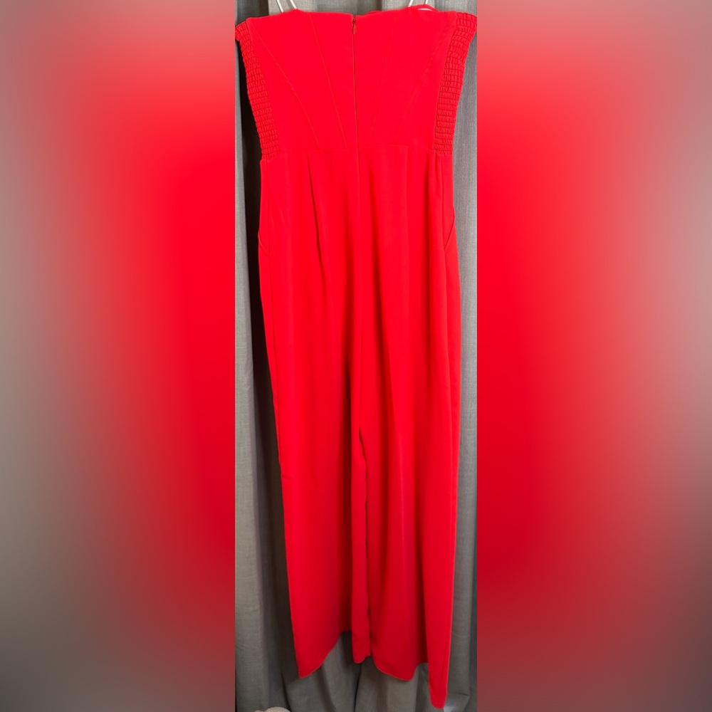 Amanda Uprichard x REVOLVE Strapless Pittito Jumpsuit, Size Medium - Picture 7 of 10